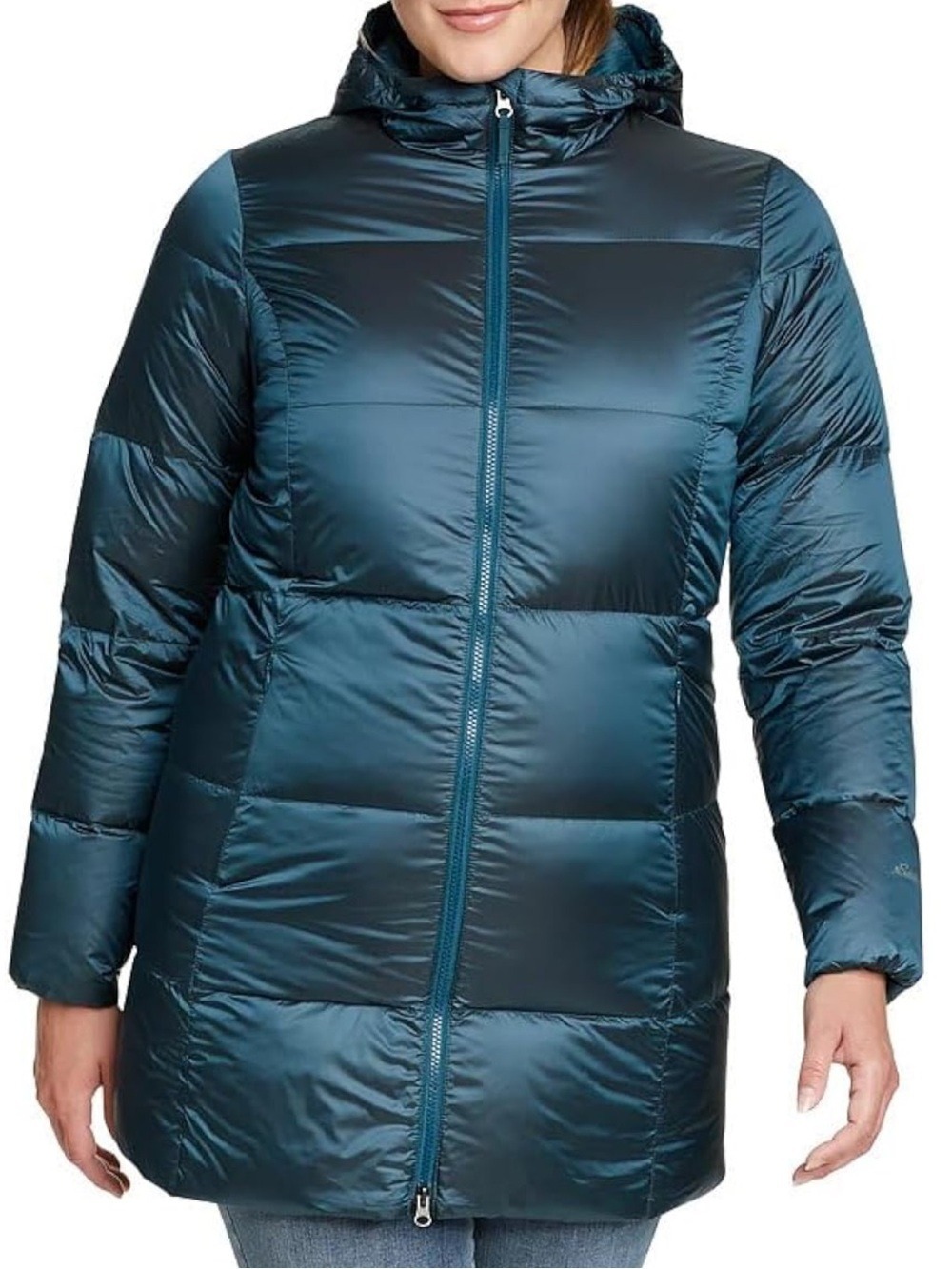 Eddie Bauer Luna Peak Down 500 Parka In Peacock, size XL